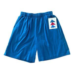 Vintage Leggoons Shorts Mens M Blue‎ Cotton 90s Skate Surf Streetwear